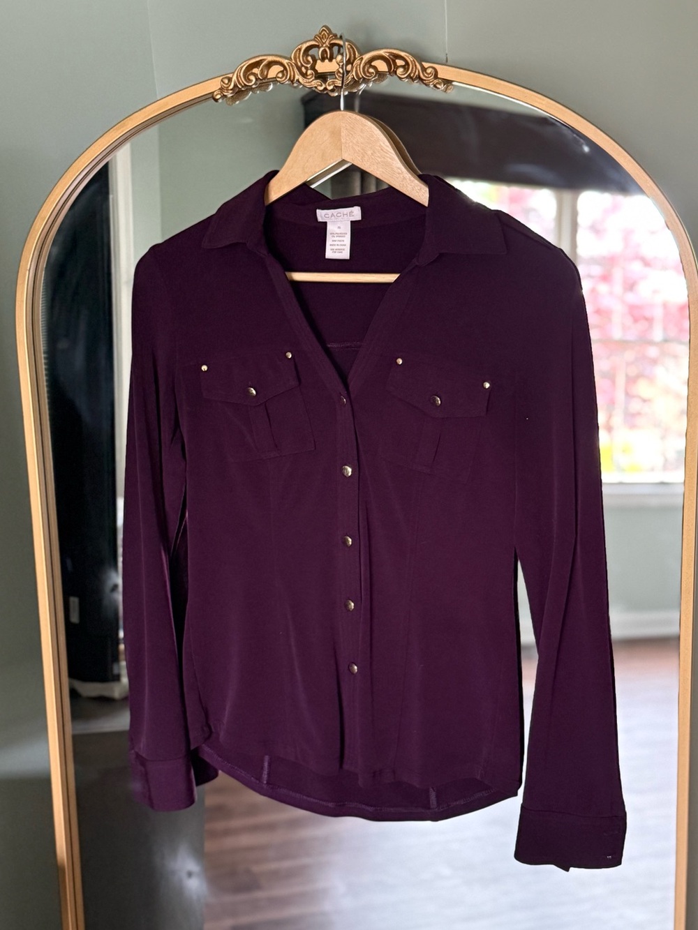 Cache long sleeve top